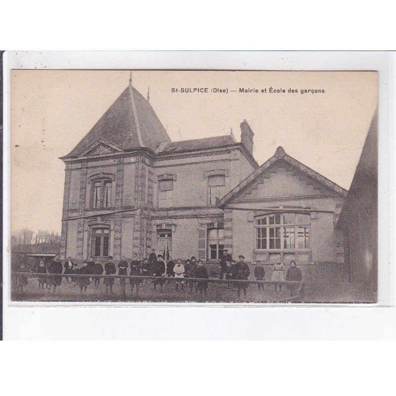 SAINT-SULPICE: mairie et école des garçons - très bon état