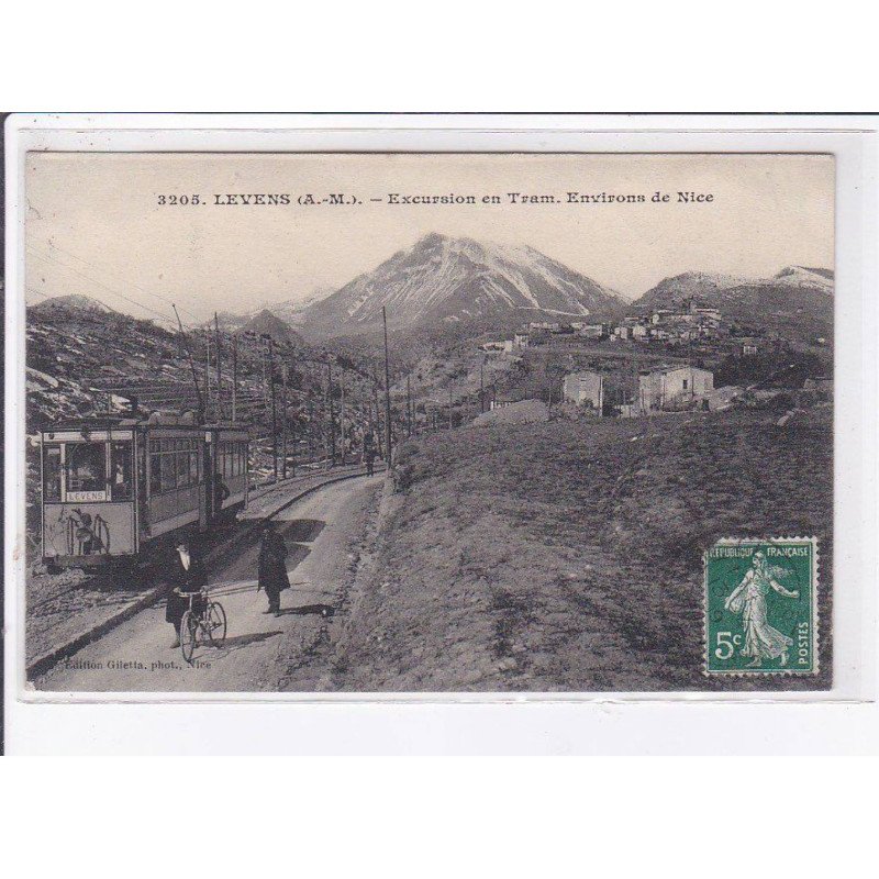 LEVENS: excursion en tram, environs de nice (tramway)- très bon état