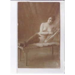 FEMME NUE, harpe - état