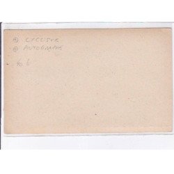 LYON-GRENOBLE-LYON: Angelo Colineau, vainqueur bourg-genève-bourg 1953, cyclusme, autographe - très bon état