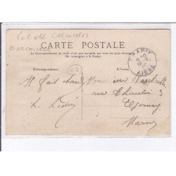 SAULCHERY: fontaine de la république, remouleur - état (recollée)