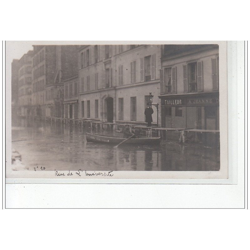 PARIS - inondations 1910 - carte photo - très bon état