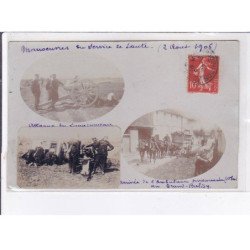 LONGJUMEAU: militaire, grand balisy  (manoeuvres du service de santé)- très bon état