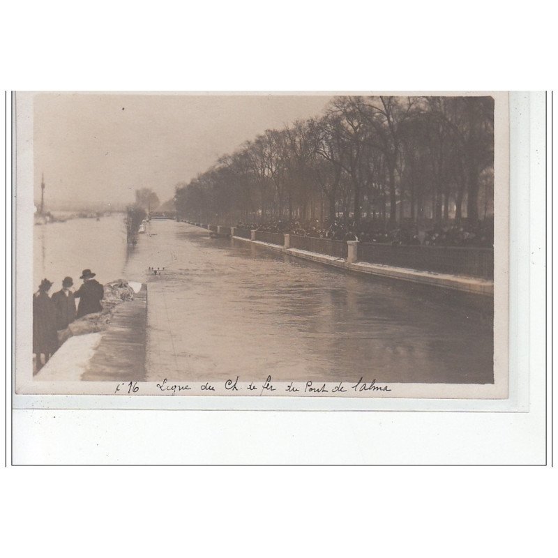 PARIS - inondations 1910 - carte photo - très bon état