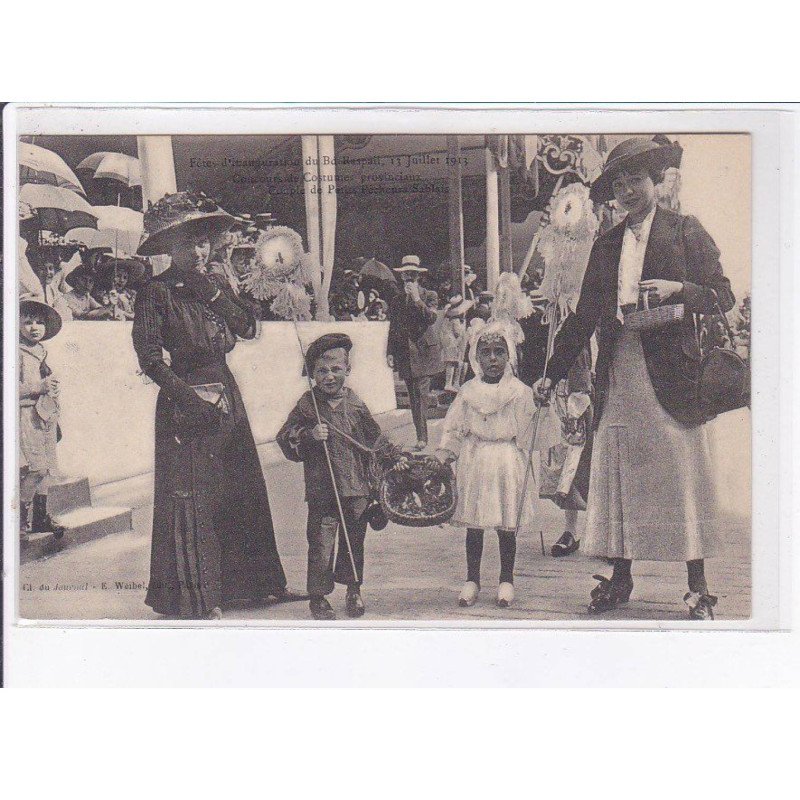 PARIS: fête d'inauguration du boulevard raspail 23 juillet 1913 - très bon état