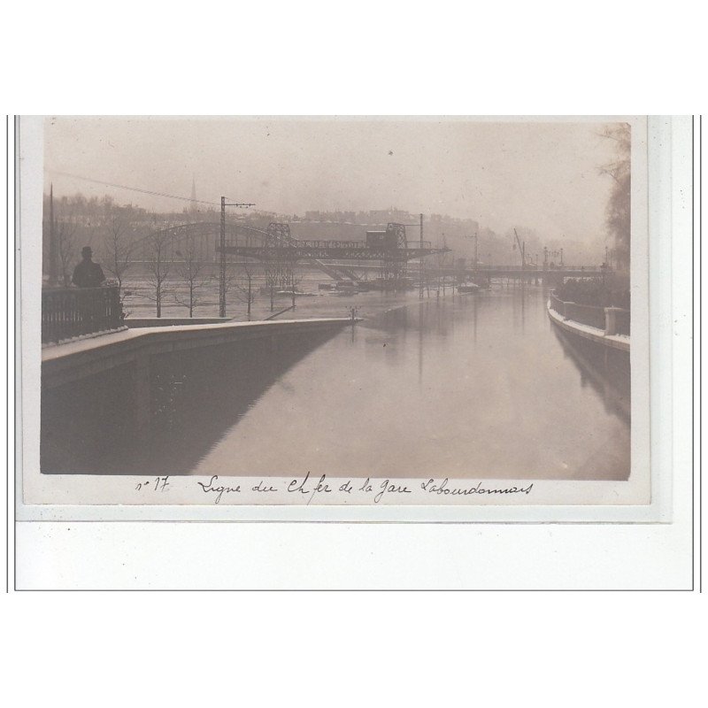 PARIS - inondations 1910 - carte photo - très bon état