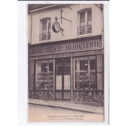 MONTMIRAIL: horlogerie-bijouterie L. Bénard, 13 rue de paris - très bon état