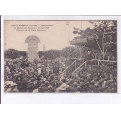 MONTMIRAIL: inauguration du monument cantonai, 25 juin 1922, discours de Léon Bourgeois - très bon état