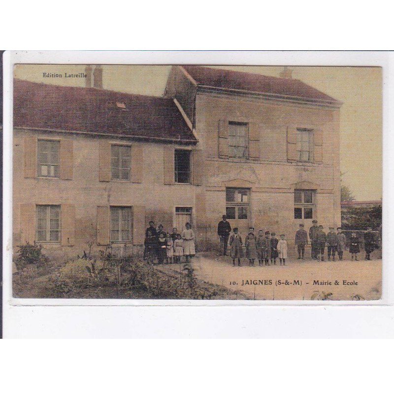 JAIGNES: mairie et école - très bon état