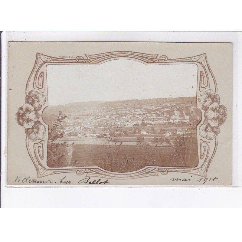 VILLENEUVE-sur-BELLOT: vue générale - très bon état