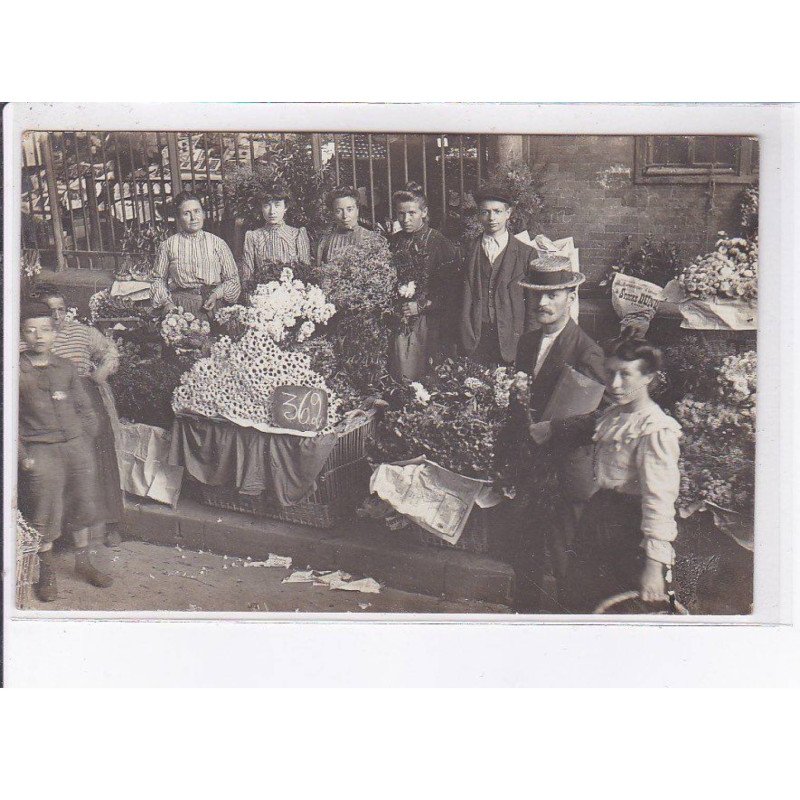 PARIS: les halles, marchand de fleurs - très bon état
