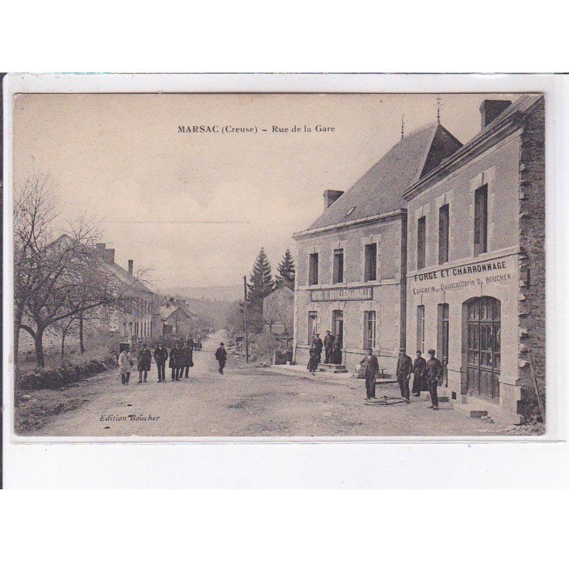 MARSAC: rue de la gare - très bon état MARSAC: rue de la gare - très bon état