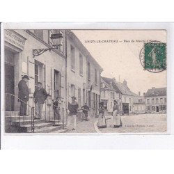 ANIZY-le-CHATEAU: place du marché d'hiver - très bon état