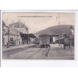 SAINT-SULPICE-LAURIERE: la gare - état