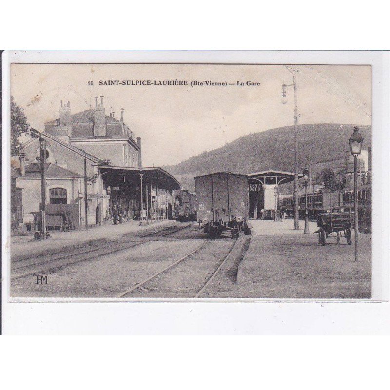 SAINT-SULPICE-LAURIERE: la gare - état