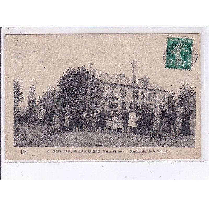 SAINT-SULPICE-LAURIERE: rond-point de la trappe - très bon état