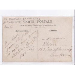 PARIS: colleurs d'affiches, publicité - très bon état