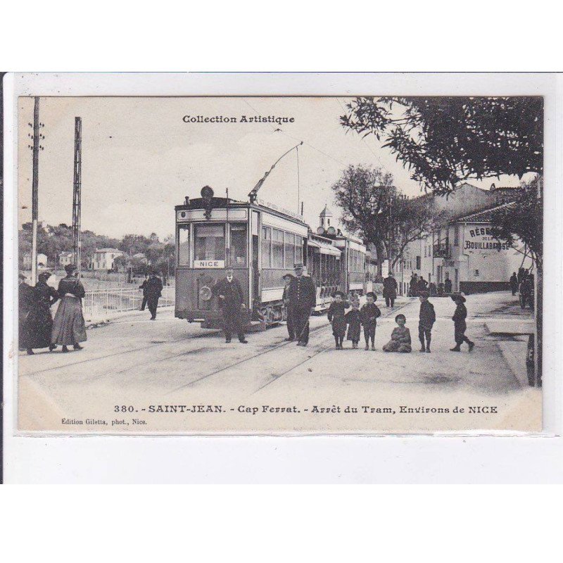 SAINT-JEAN: cap ferrat, arrêt du tram, tramway - très bon état