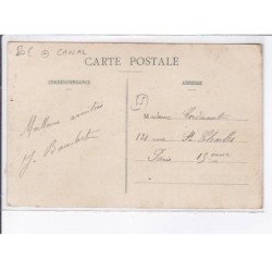 CHATILLON-COLIGNY: canal de briare, pont du puyrnuit, passage d'un bateau à vapeur, canal - très bon état