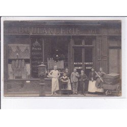 PARIS: 75012, avertisseur d'incendie, succerseur de moitet, buttin 1900, boulangerie R. Moitet, Loulmet - très bon état