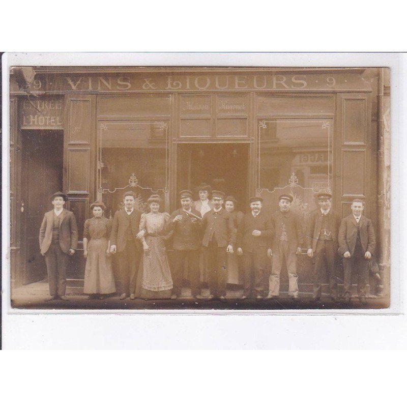 PARIS: 75011, hugonet, vins et hôtel, 9 rue godfroy cavaignac - très bon état