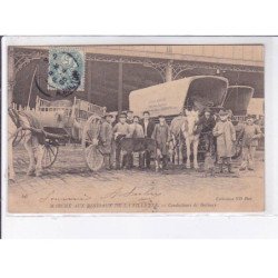 PARIS: 75019, marché aux bestiaux de la villette, conducteurs de bestiaux - très bon état