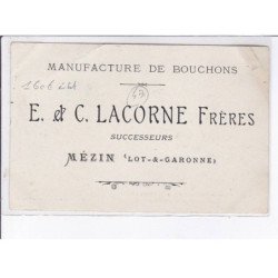 MEZIN: fabrique de bouchons, E. et C. lacorne frère, la machine à compter et le triage - état