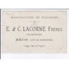MEZIN: fabrique de bouchons, E. et C. lacorne frère, la coupe des carrés - très bon état