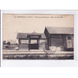 LES MONTILS: tramway électrique, gare de bel-air - état
