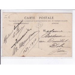 CHAUSSIN: inondation janvier 1910, route de peseux - très bon état