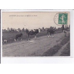 ANNOIRE: depuis le chemin du doubs, vaches - très bon état