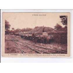 CHENIERS: les mines, quai d'embarquement de la société de paris et d'outreau - état