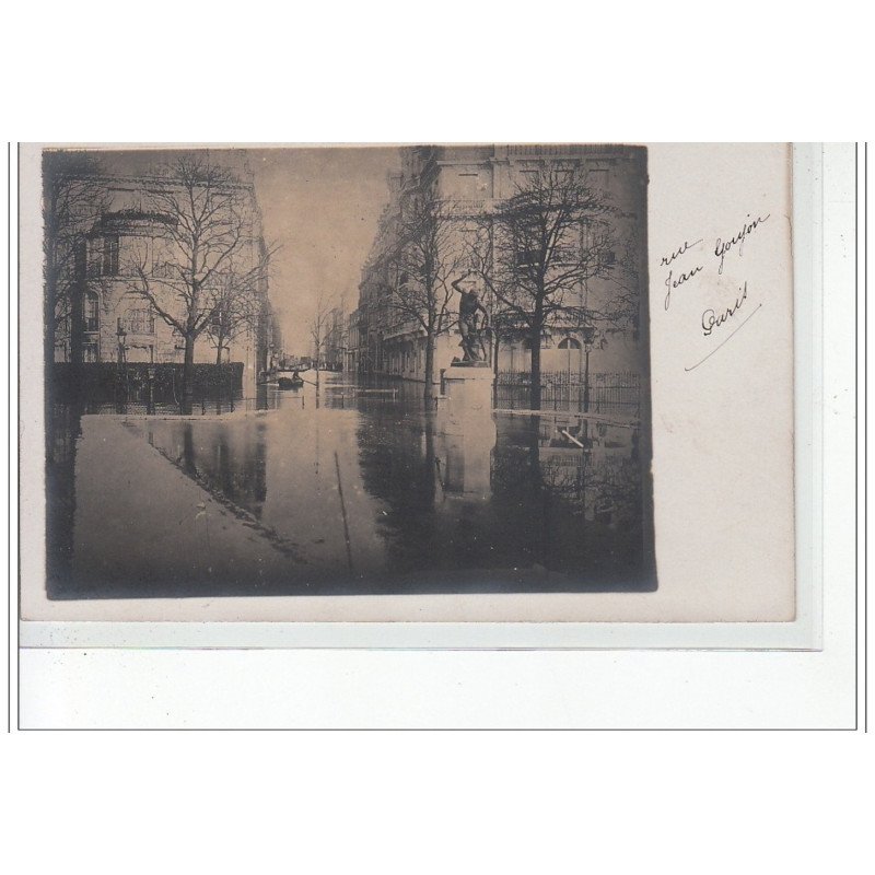 PARIS - inondations 1910 - carte photo - très bon état