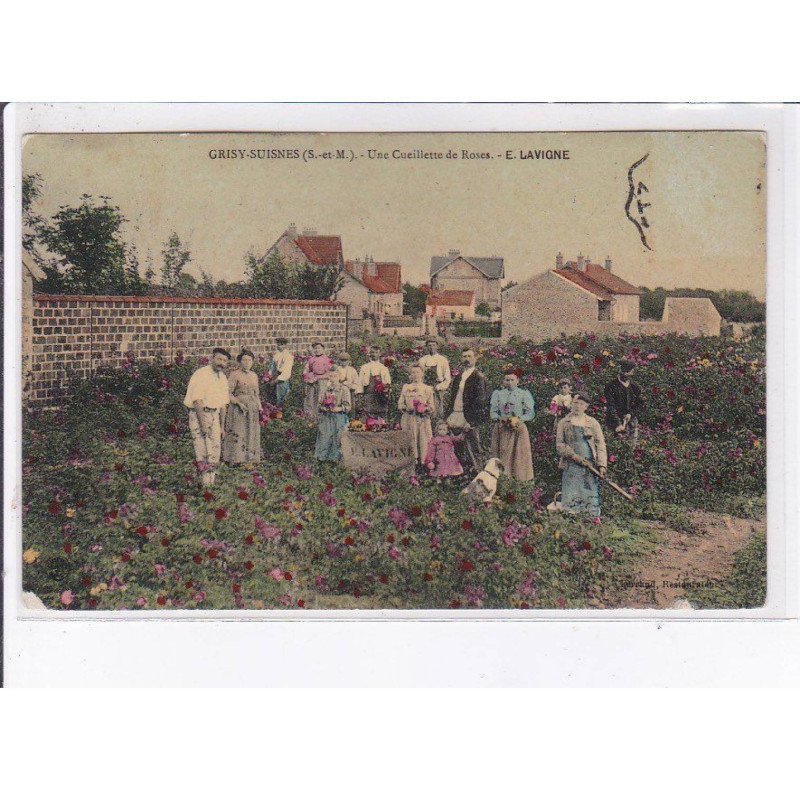 GRISY-SUISNES: une cueillette de roses, E. Lavigne - état