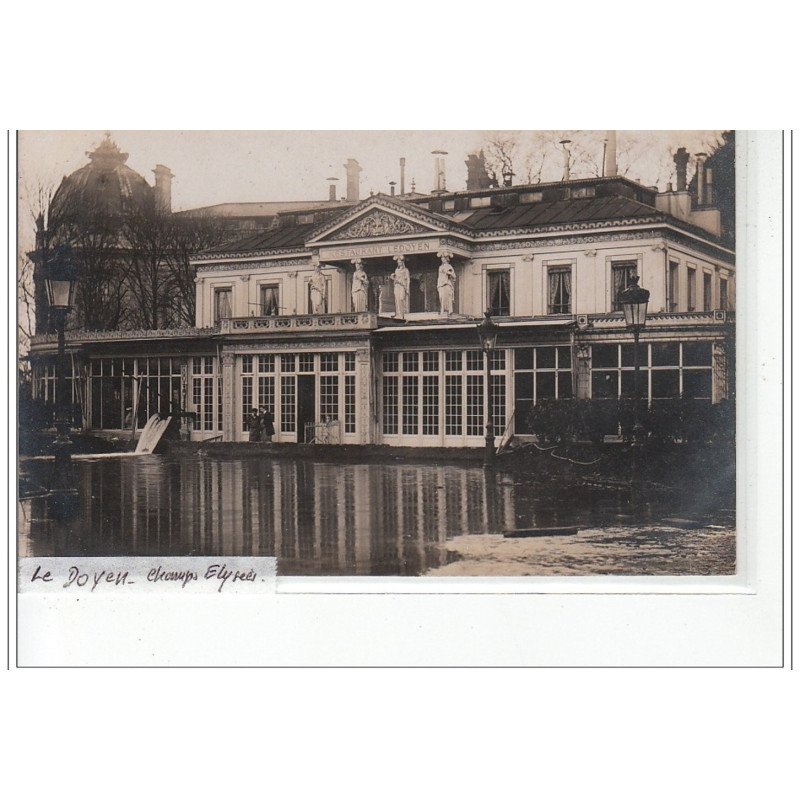 PARIS - inondations 1910 - carte photo - très bon état