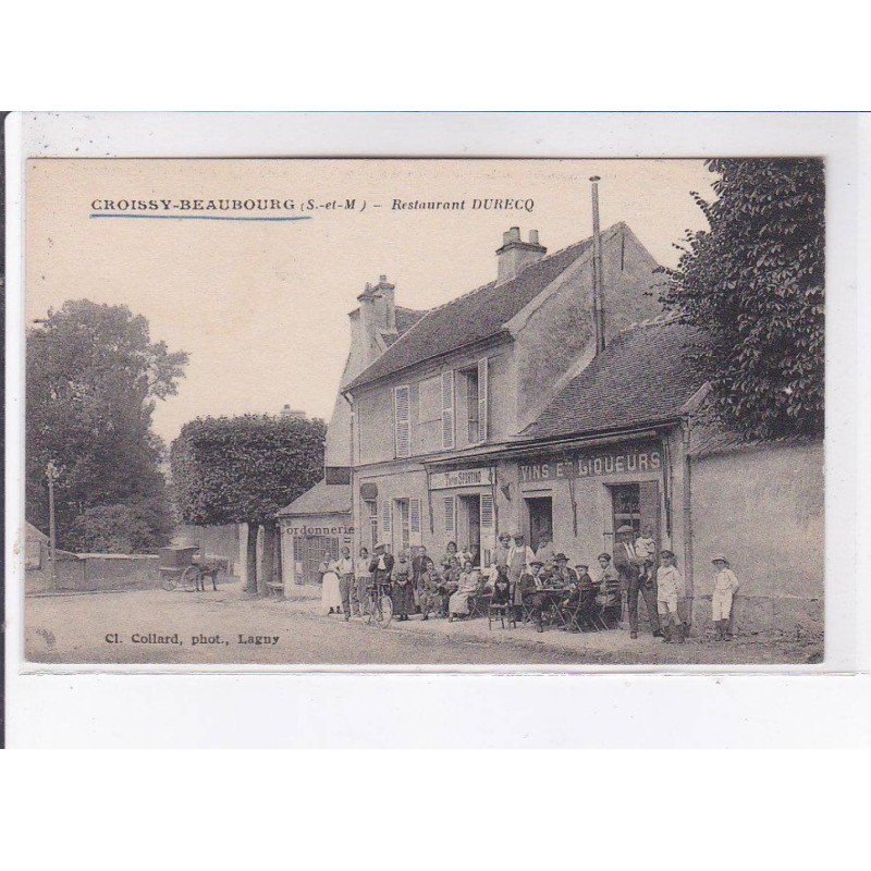 CROISSY-BEAUBOURG: restaurant durecq - très bon état