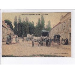 SAINT-OUEN-sur-MORIN: la place - très bon état