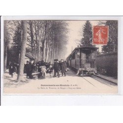 DONNEMARIE-en-MONTOIS: la halte du tramway de nangis à bray-sur-seine - très bon état