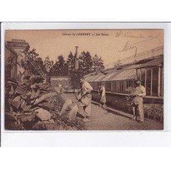 COUBERT: château de coubert, les serres, jardiniers - très bon état