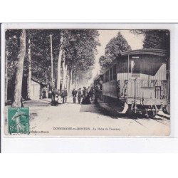 DONNEMARIE-en-MONTOIS: la halte du tramway - état