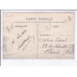 LIMOGES: grèves de limoges mai 1905, la rue d'auzette gardée par la gendarmerie - très bon état