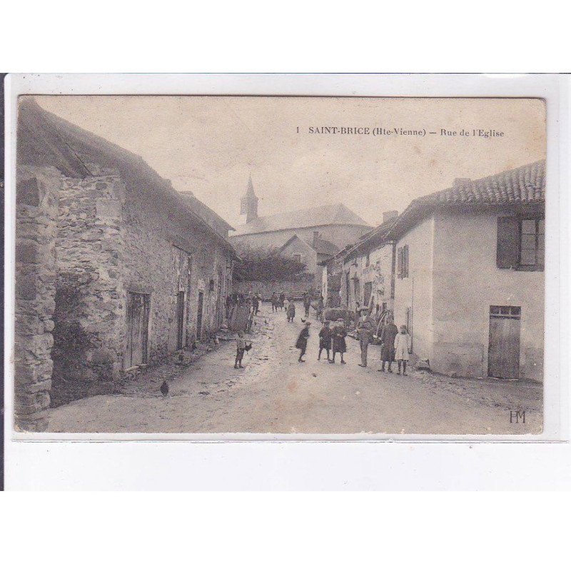 SAINT-BRICE: rue de l'église - très bon état