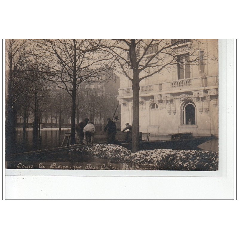PARIS - inondations 1910 - carte photo - très bon état