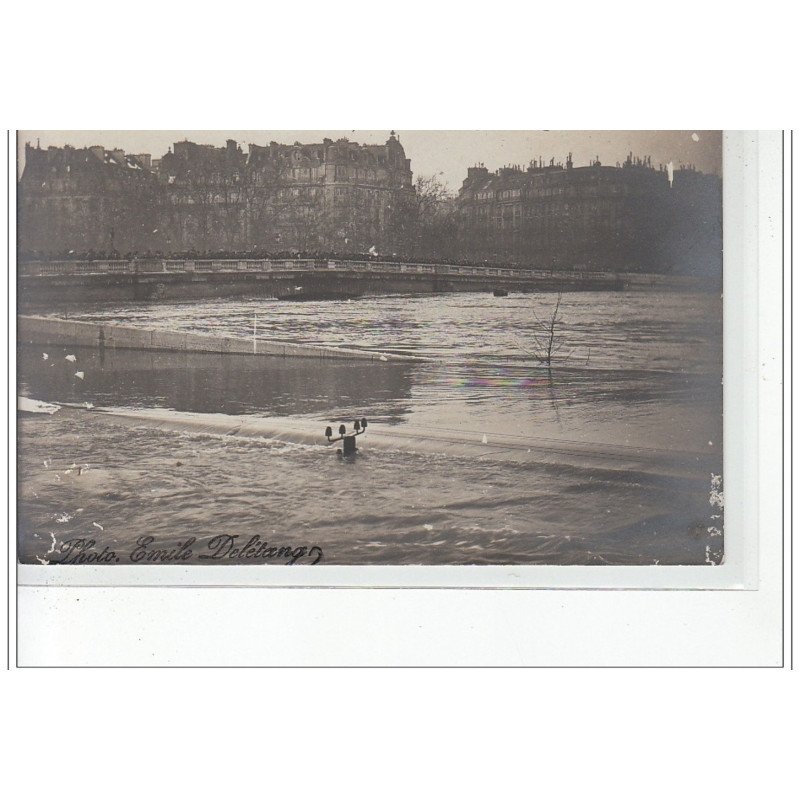 PARIS - inondations 1910 - carte photo - très bon état
