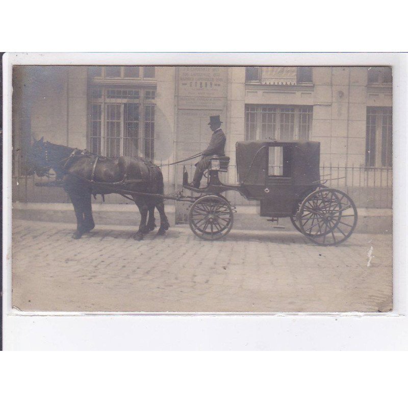 PARIS: 75008, 91 boulevard haussmann, distillerie, marnier-lapostolle, attelage - très bon état