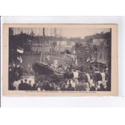 NANTEUIL-en-VALLEE: 1927, érection du christ sur la croix - très bon état