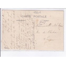 DOMPIERRE-en-MORVAN: établissement R. Mélou, fabrique d'entourages de tombes en fer - très bon état