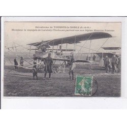 TOUSSUS-le-NOBLE: aérodrome, monsieur le marquis de lareinty-tholozan - très bon état