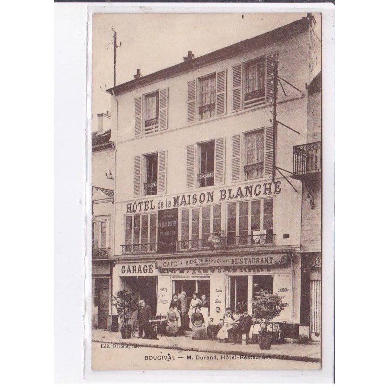 BOUGIVAL: M. Durand, hôtel-restaurant - très bon état