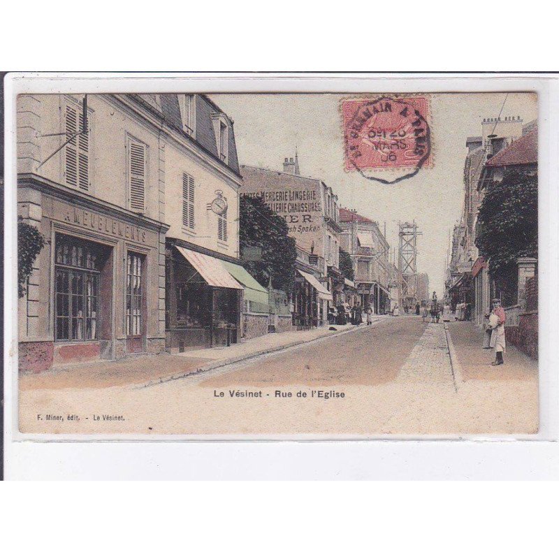 LE VESINET: rue de l'église - très bon état